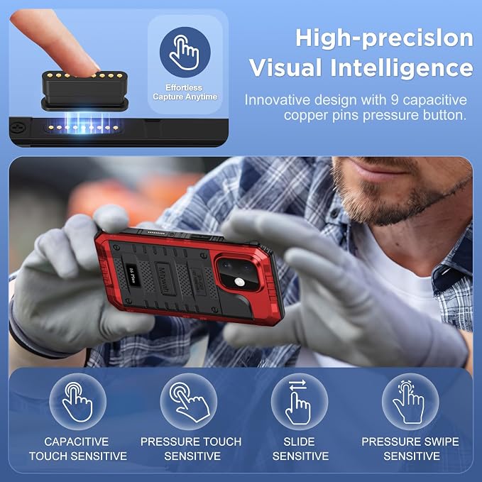 Mitywah Waterproof Case for iPhone 16 Plus, Shockproof Heavy Duty Case - Image 6