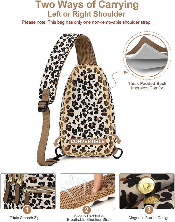 Capolo Sling Bag for Women Men Waterproof Crossbody Bags for Women Trendy - Image 6
