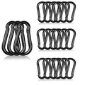 20PCS M4 Heavy Duty Carabiner Clip, 1.57Inch Snap Hook Quick Link Small by XHAMXE