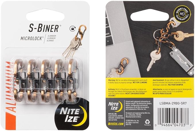 Nite IZE S-Biner MicroLock Lockable Key Holder - Image 7