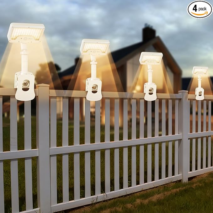 Clip On Solar Lights Outdoor by SunlightEncounter