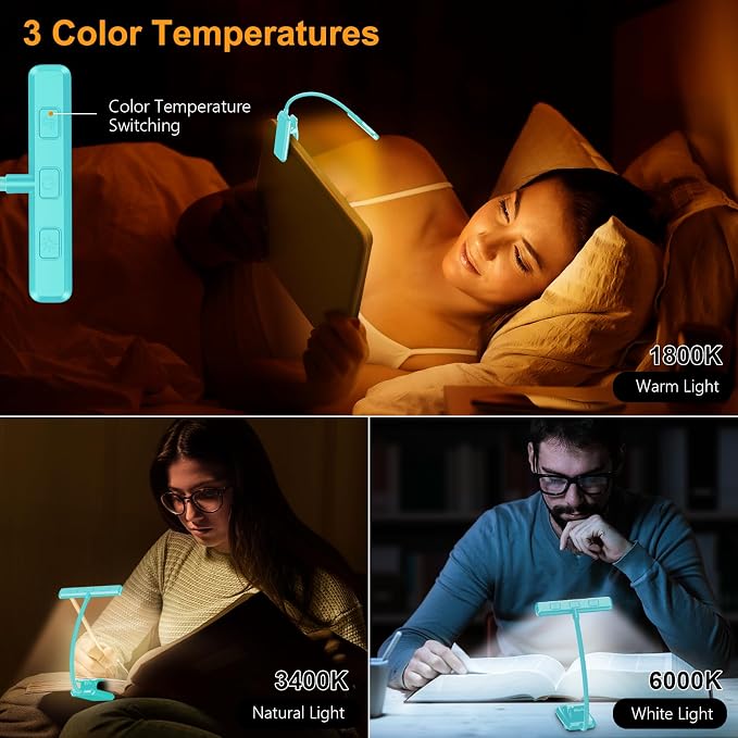 Gritin 19 LED Rechargeable Book Light - Image 3