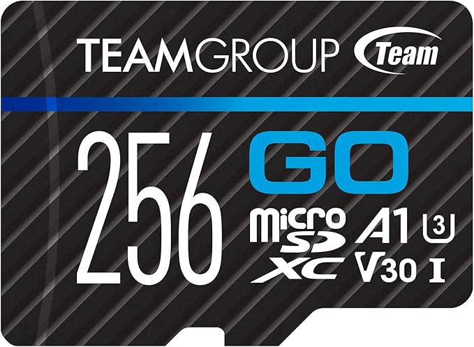 TEAMGROUP GO Card 256GB MicroSDXC UHS-I U3 V30 4K by TEAMGROUP