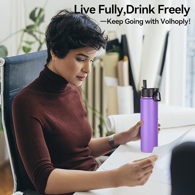 Volhoply 24 Ounce Insulated Water Bottle - Image 7