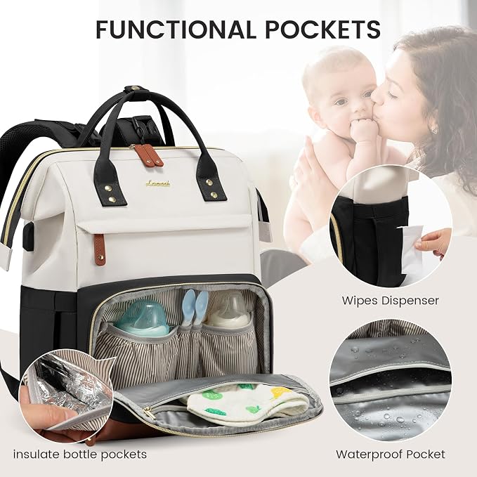 LOVEVOOK Diaper Bag Backpack, Baby Bag - Image 3