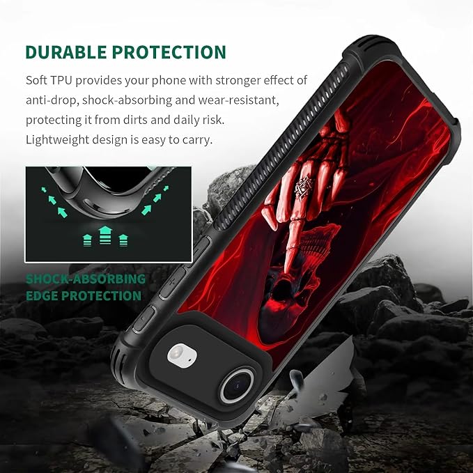 for iPhone 17 Air Case, for MagSafe Graphic Design for Girl Boy Soft Silicone - Image 6