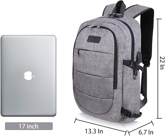 Tzowla Travel Laptop Backpack Water Resistant Anti-Theft Bag - Image 6