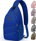 Pritent Crossbody Bags for Women Men Trendy Sling Bag Backpack Casual Chest Bag by Pritent