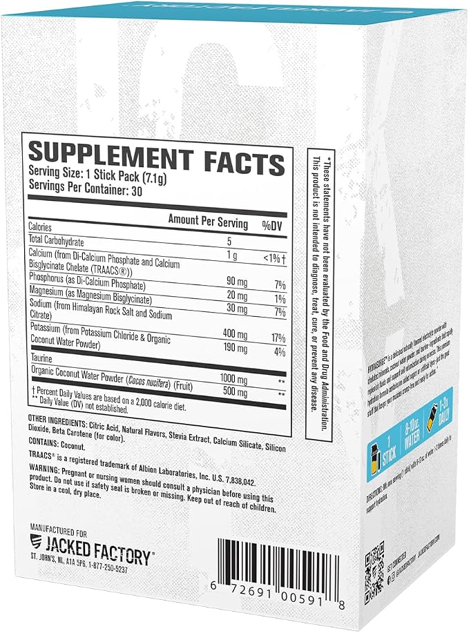 Jacked Factory Hydrasurge Electrolytes Powder Packets - Image 7