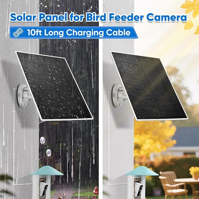 3W Solar Panel for Bird Feeder, Continuously 3W Power - Image 3