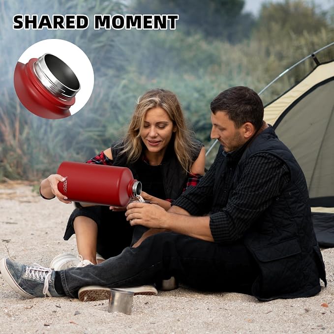 1 Gallon Water Bottle Insulated, BPA Free&Leak Proof, 128oz Stainless Steel - Image 9