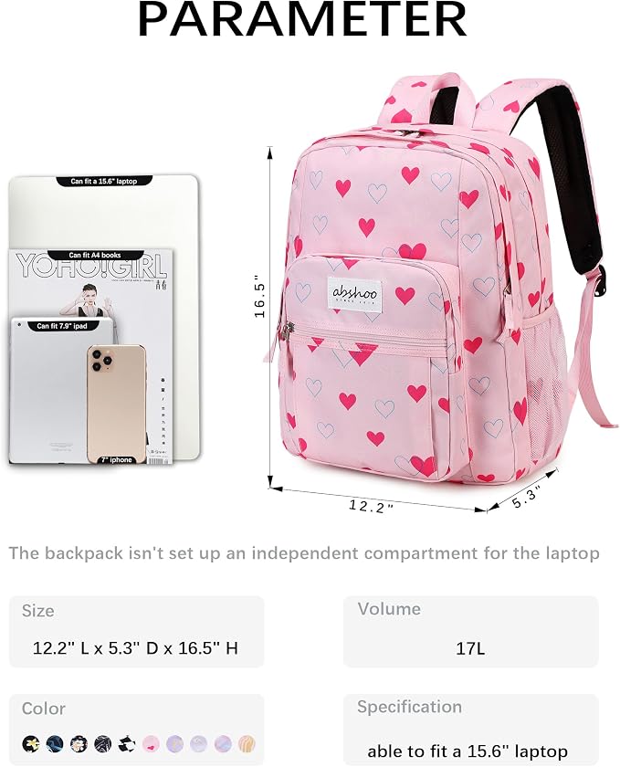 abshoo Classical Basic Travel Backpack - Image 5