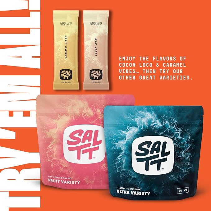 SALTT Electrolytes Powder Packets, Cocoa Variety Pack - Image 9