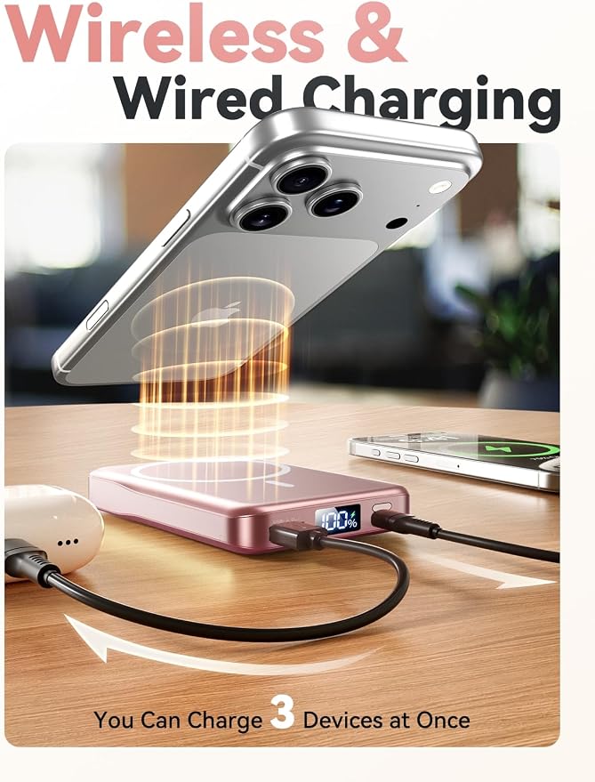 Aobbow Magnetic Portable Charger, 10000mAh - Image 5