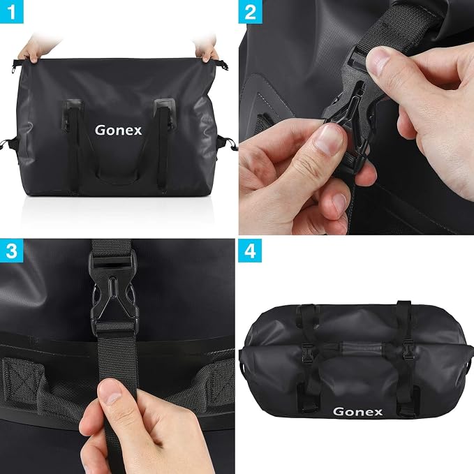 Gonex 40L 60L 80L Extra Large Waterproof Duffle Travel Dry Duffel Bag Heavy - Image 8