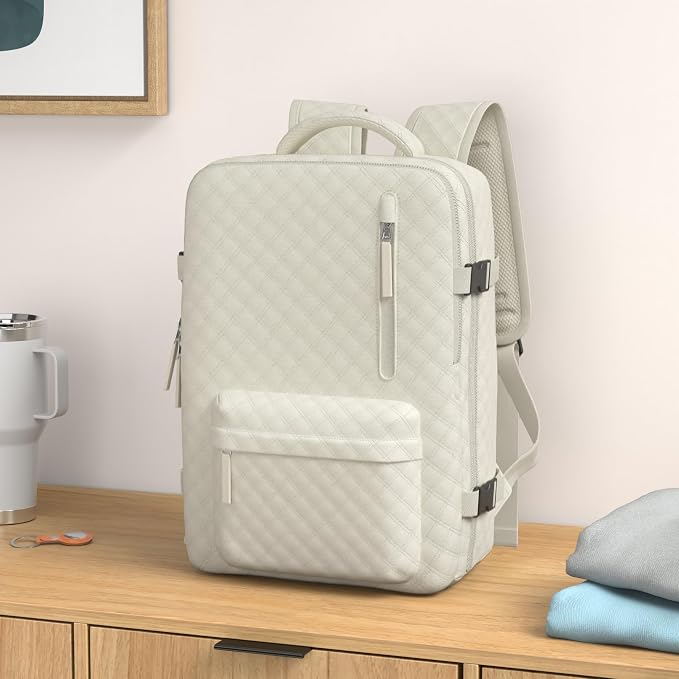 WONHOX Large Travel Backpack Carry on Flight Approved Laptop Work Business - Image 2