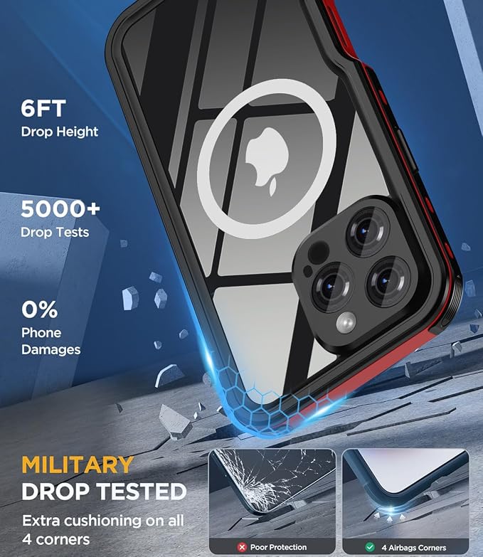 for iPhone 16 Pro Max Case Waterproof | Shockproof Dust Proof Phone Case Cover - Image 4