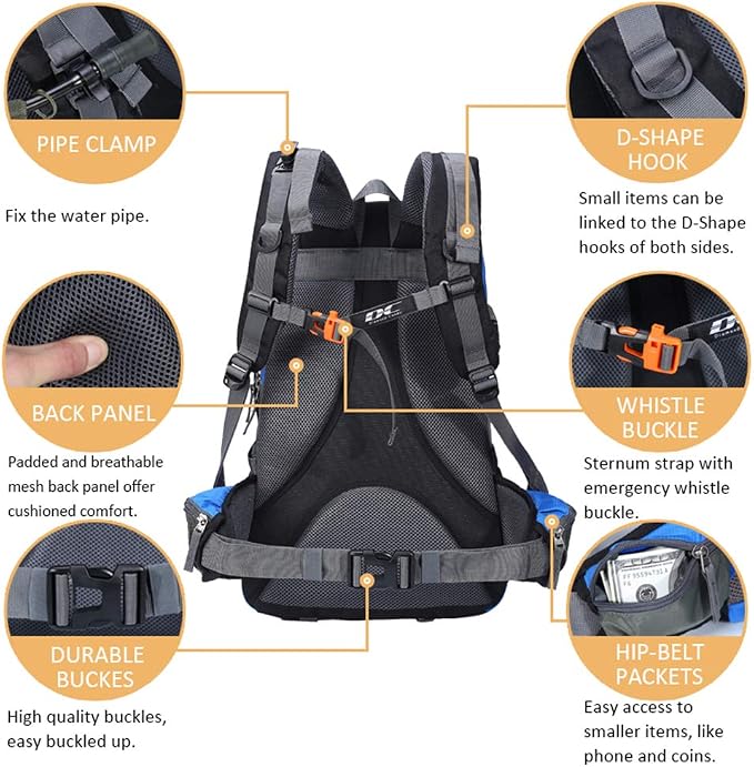 Diamond Candy Waterproof Hiking Backpack - Image 3