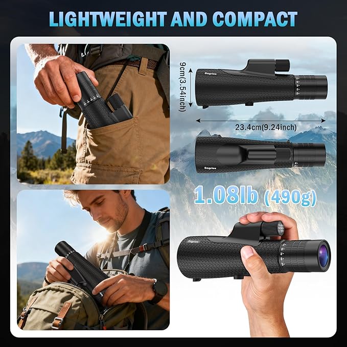 15-45x55 Zoom Monocular Telescope-High Power Monocular - Image 6
