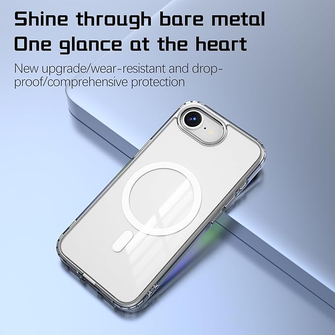 Magnetic Designed for iPhone 16e Case Clear - Image 5