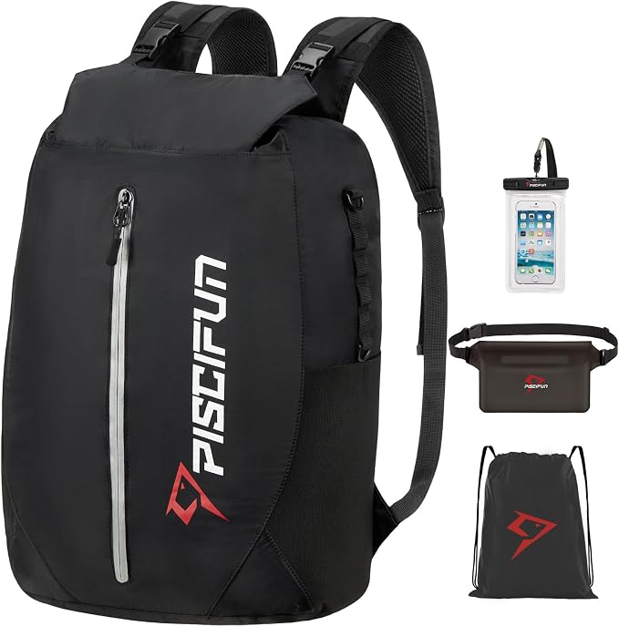 Piscifun Dry Bag Waterproof, Lightweight Dry Backpack Roll-Top Sealed by Piscifun