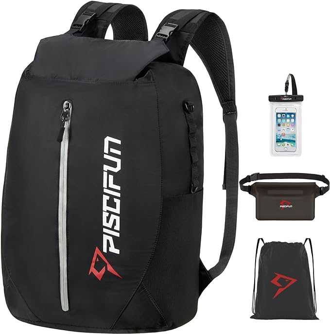 Piscifun Dry Bag Waterproof, Lightweight Dry Backpack Roll-Top Sealed by Piscifun