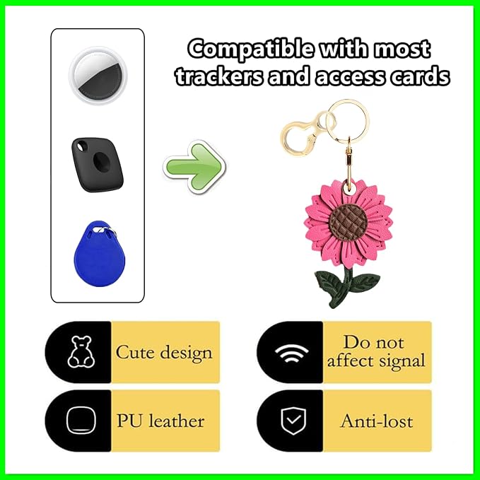Leather Keychain Holder Case Compatible - Image 3