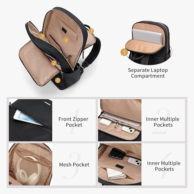 GOLF SUPAGS Women Laptop Backpack Casual Daypack - Image 2