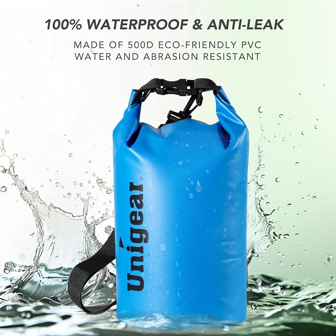 Unigear Dry Bag Waterproof, 2L/5L/10L/20L/30L/40L Floating and Lightweight Bags - Image 2