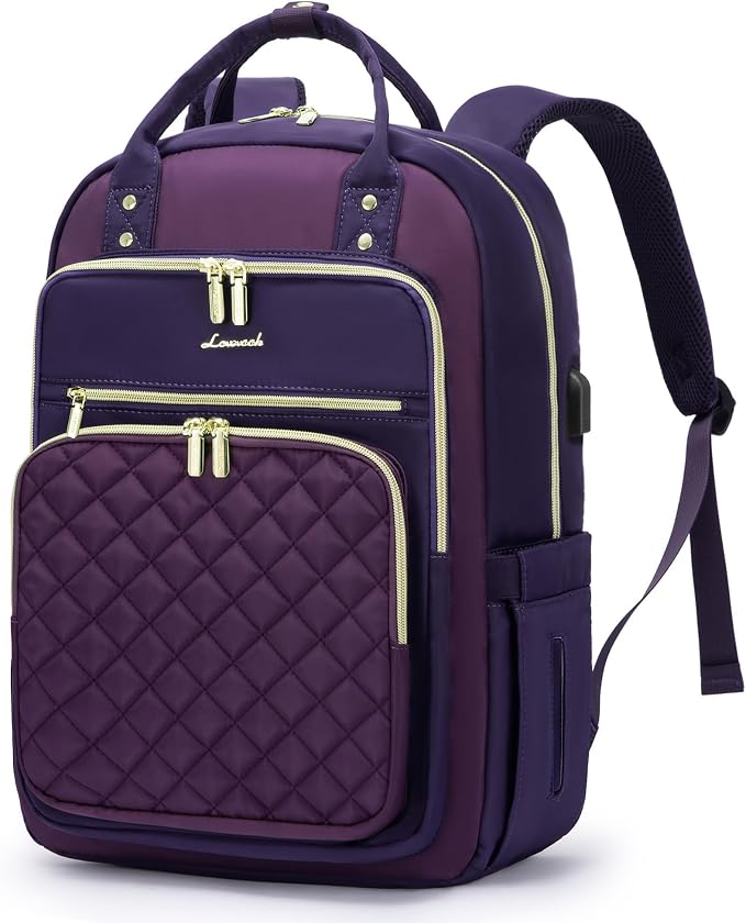 LOVEVOOK Laptop Backpack Purse for Women, 15.6" Laptop Bag for Travel by LOVEVOOK