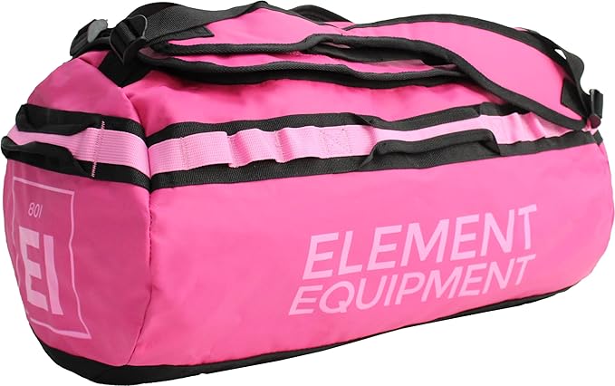 Element Equipment Trailhead Duffel Bag Shoulder Straps Waterproof Fuschia/Pink by ElementEquipment
