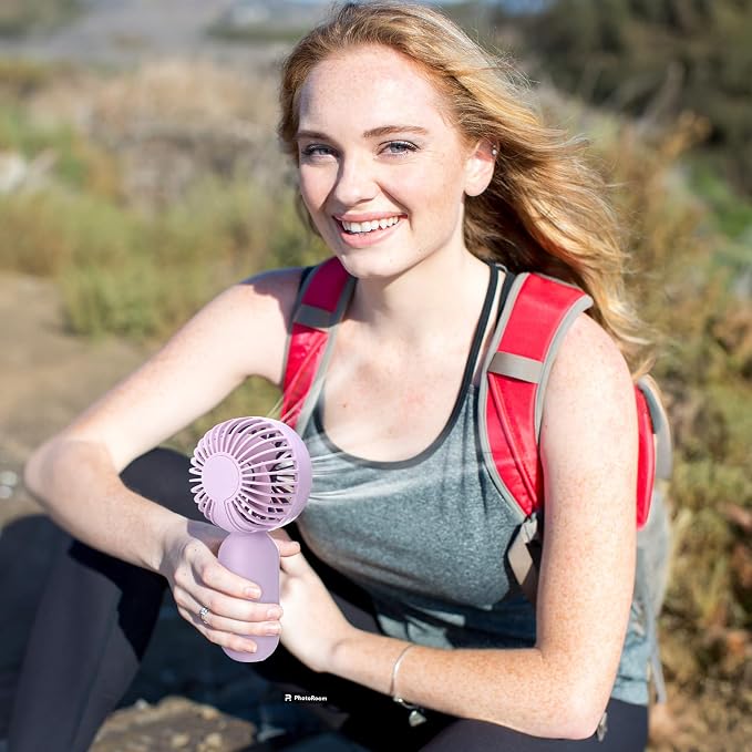 Rossesay 6 Pcs Mini Portable Fan Bulk Cute Handheld Lightweight Small Little - Image 6
