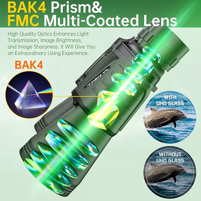 20x50 High Powered Binoculars for Adults, Waterproof Binoculars - Image 3