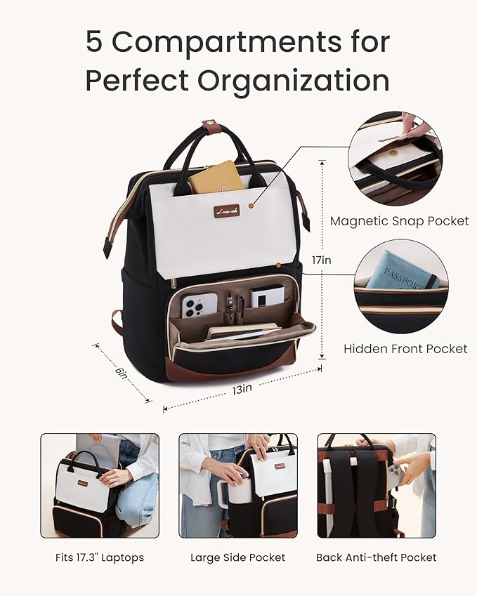 LOVEVOOK Laptop Backpack for Women - Image 3
