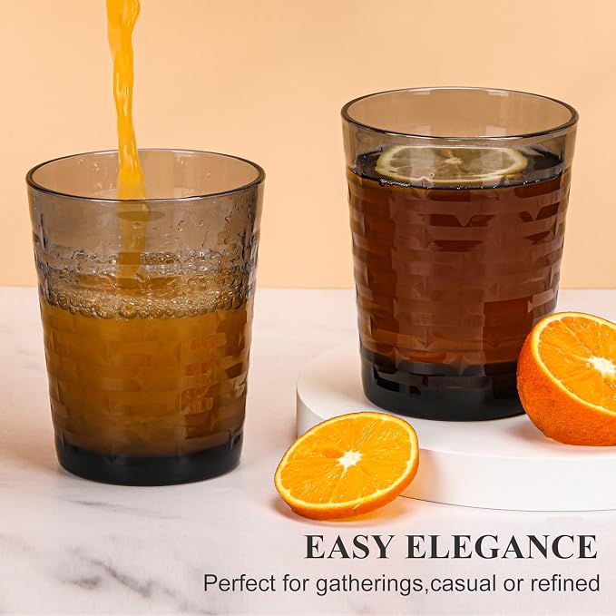 BPA-Free Plastic Tumblers 6 Pack | Reusable Dishwasher Safe | Stackable - Image 2