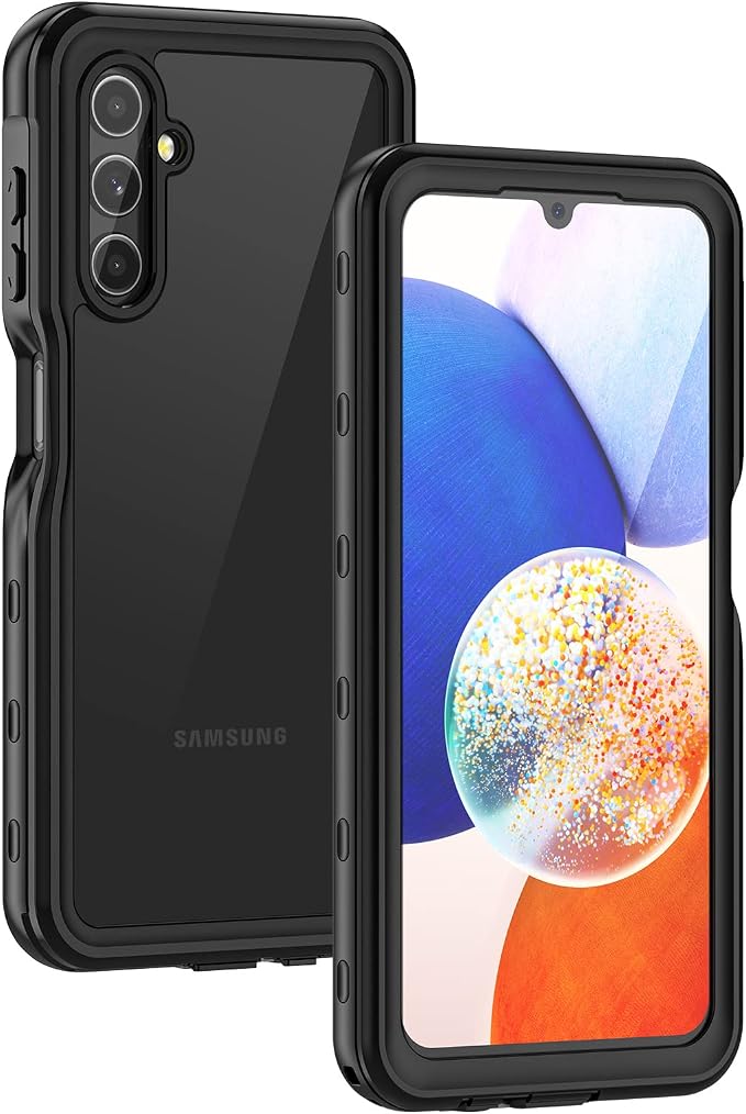 Lanhiem for Samsung Galaxy A14 5G Case, IP68 Waterproof Dustproof, Built-in by LanhiemHome