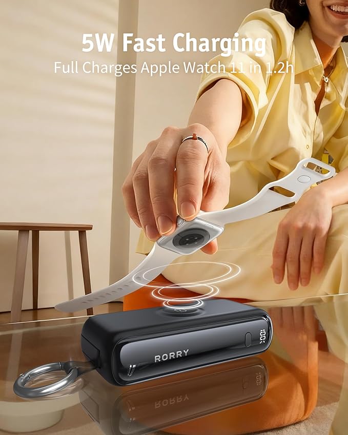 RORRY Flow Portable Charger, 10000mAh 40W Fast Charging Power Bank - Image 5