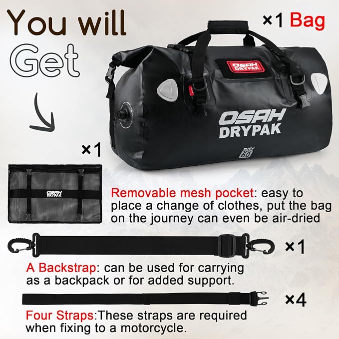 OSAH DRYPAK Waterproof Duffel Bag - Image 7