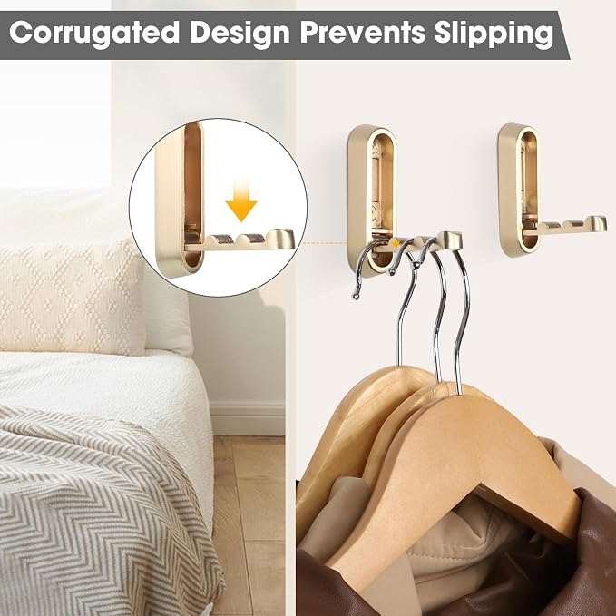 Dntorx Folding Coat Hooks - Image 5