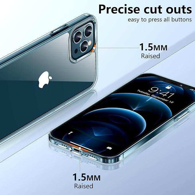 SPIDERCASE Deigned for iPhone 12 Pro Max Case, Slim Shockproof Phone Cases - Image 4