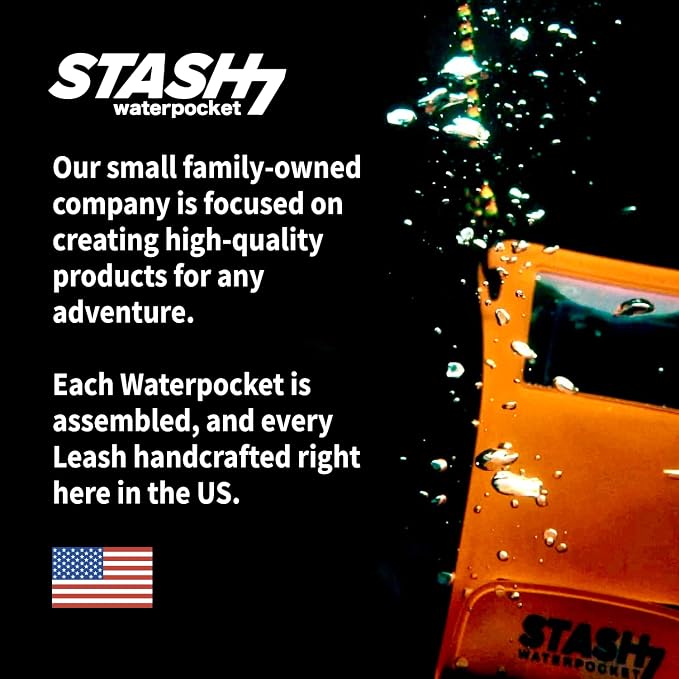 Stash7 Waterproof Phone Pouch w/Long Lanyard | IPX8 Adventure Grade Cellphone - Image 8