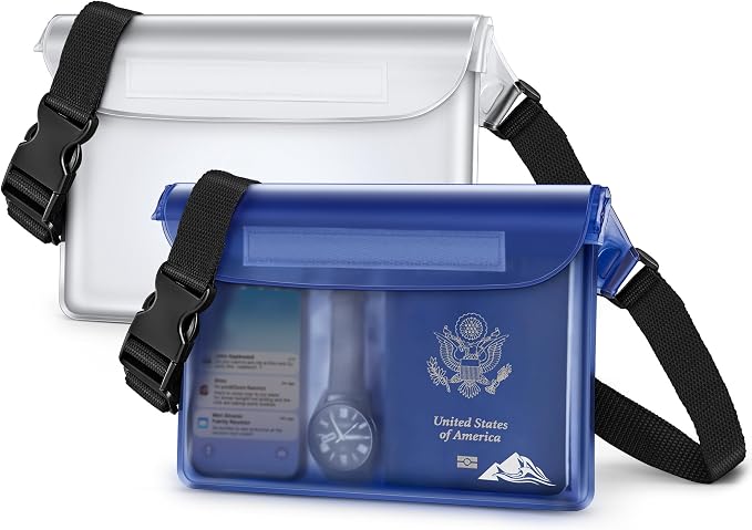 HEETA Waterproof Fanny Pack, Waterproof Pouch Dry Bag 2/3/4 Pack by HEETA