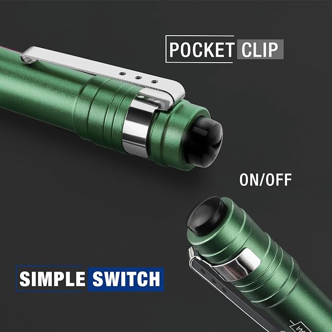 WORKPRO LED Pen Light, Aluminum Pen Flashlights, Pocket Flashlight - Image 4