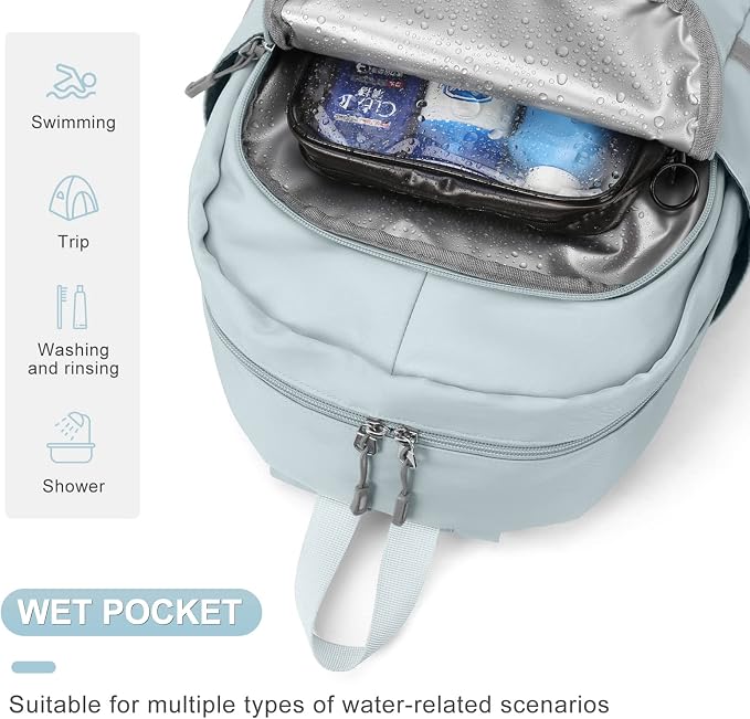 coofay Gym Backpack For Women Waterproof Backpack - Image 4