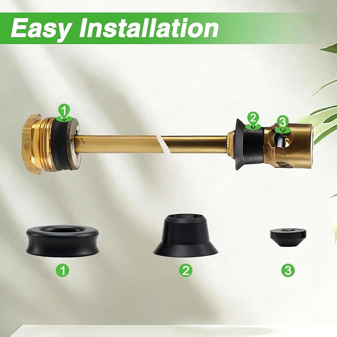 2 Sets of Outside Wall Faucet Repair Seal Kit Compatible - Image 6