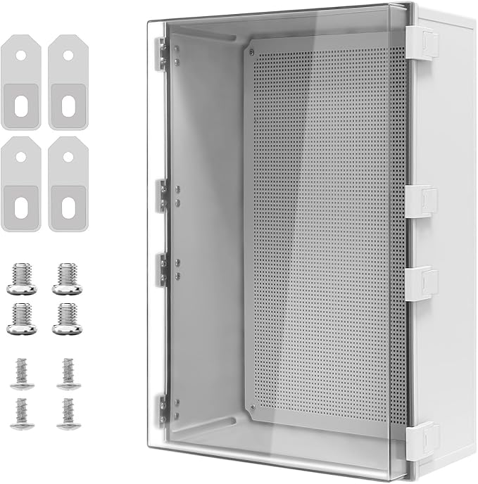 Electrical Box, IP65 Waterproof Dustproof ABS Plastic Enclosure, Outdoor and by LMioEtool