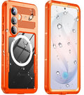 for Samsung Galaxy S26 Waterproof Case, Magnetic Heavy Duty Military Grade by Haireca