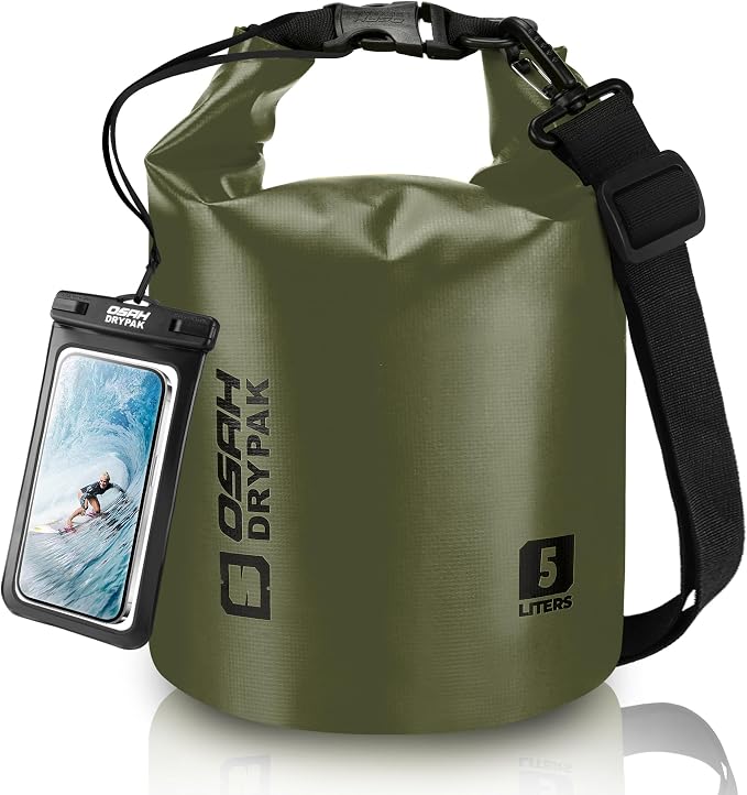 Waterproof Dry Bag, 5L/10L/20L/30L/40L Roll Top Lightweight Storage Backpack by OSAHDRYPAK