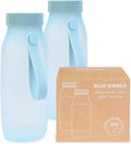 BLUE GINKGO Collapsible Water Bottle – Lightweight, Foldable Silicone Bottles by BLUEGINKGO
