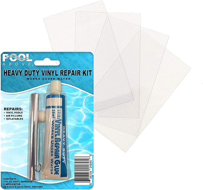 Heavy Duty Vinyl Repair Patch Kit | Vinyl Cement Adhesive Glue and Colored - Image 3